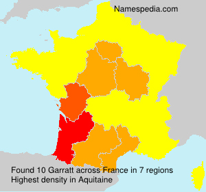 Surname Garratt in France