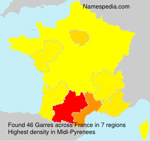 Surname Garres in France