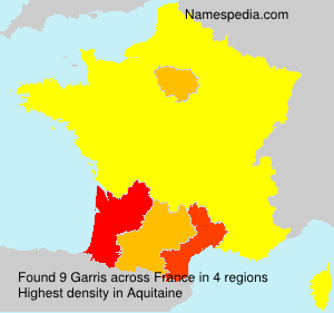 Surname Garris in France