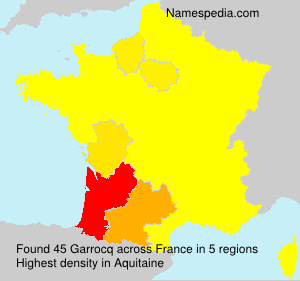Surname Garrocq in France
