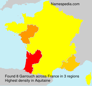 Surname Garrouch in France