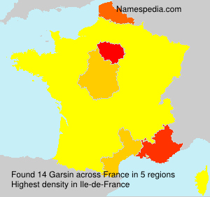Surname Garsin in France