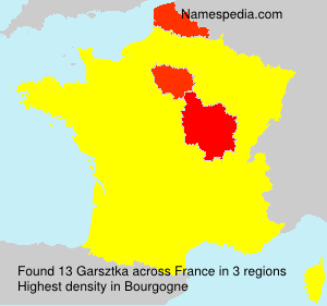 Surname Garsztka in France