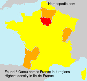 Surname Gatou in France