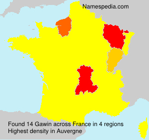 Surname Gawin in France