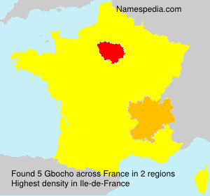 Surname Gbocho in France
