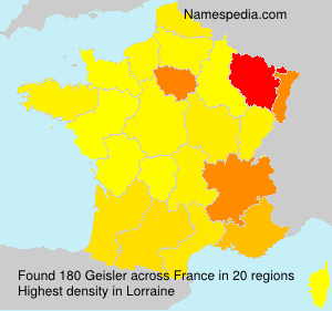 Surname Geisler in France