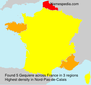 Surname Gequiere in France