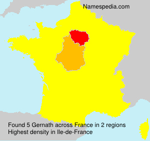 Surname Gernath in France