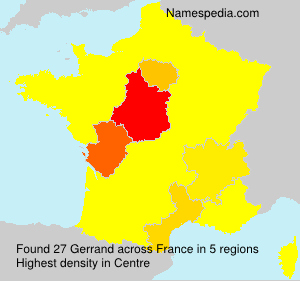 Surname Gerrand in France