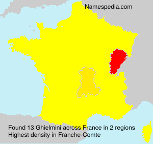 Surname Ghielmini in France