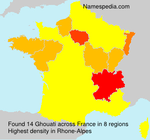 Surname Ghouati in France