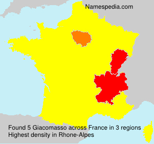 Surname Giacomasso in France