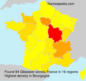 Surname Gibassier in France