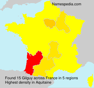 Surname Gilguy in France