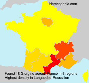 Surname Giorgino in France