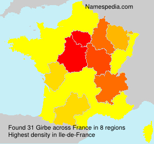 Surname Girbe in France