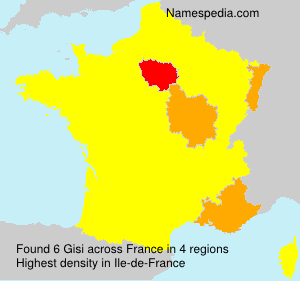 Surname Gisi in France