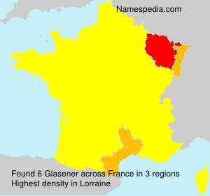 Surname Glasener in France