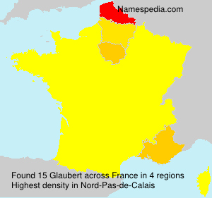 Surname Glaubert in France