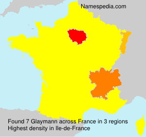 Surname Glaymann in France