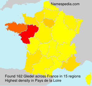 Surname Gledel in France