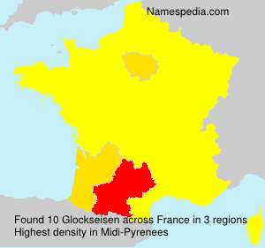 Surname Glockseisen in France