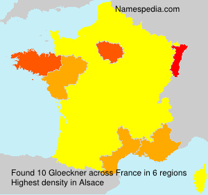 Surname Gloeckner in France