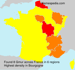 Surname Gmur in France