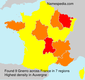 Surname Gnerro in France