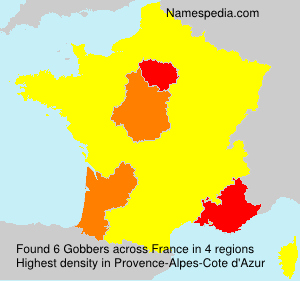 Surname Gobbers in France