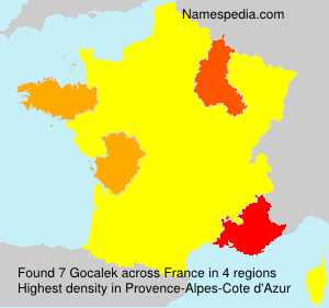 Surname Gocalek in France