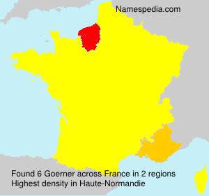 Surname Goerner in France