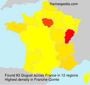 Surname Goguel in France