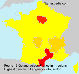 Surname Golano in France