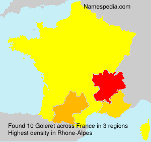 Surname Goleret in France