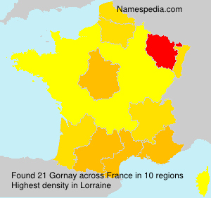 Surname Gornay in France