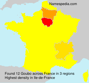 Surname Goubo in France