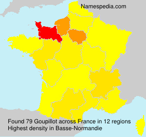 Surname Goupillot in France