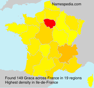 Surname Graca in France