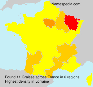 Surname Graisse in France