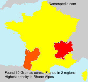Surname Gramas in France