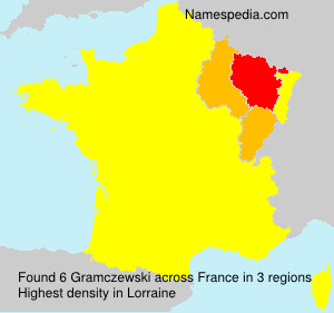 Surname Gramczewski in France