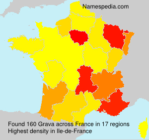 Surname Grava in France