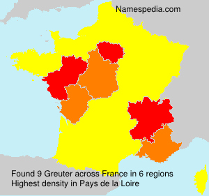 Surname Greuter in France