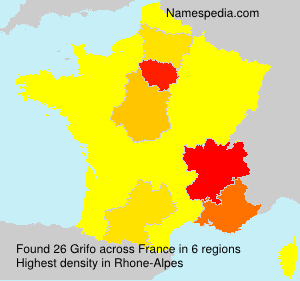 Surname Grifo in France
