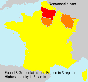 Surname Gronostaj in France