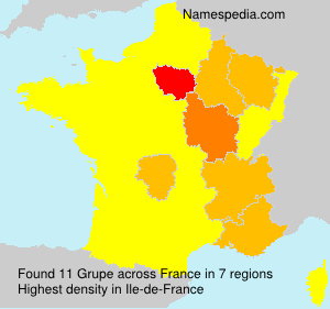 Surname Grupe in France