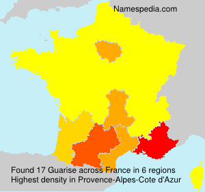 Surname Guarise in France