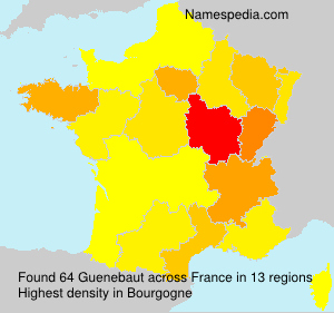 Surname Guenebaut in France
